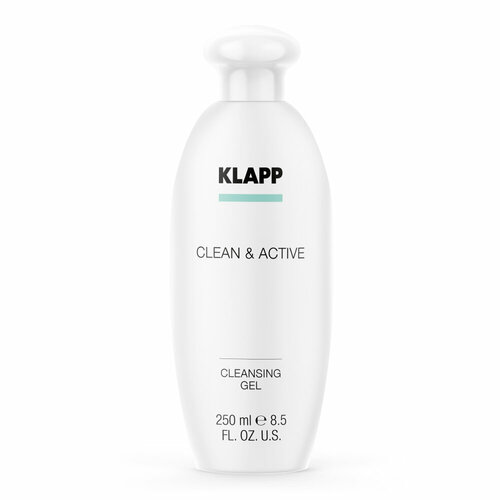 фото Klapp cosmetics очищающий гель clean&active cleansing gel , 250 мл