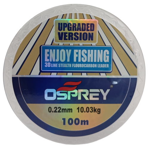 Леска монофильная с флюорокарбоновым покрытием ENJOY FISHING, 0,22 мм, 100 метров
