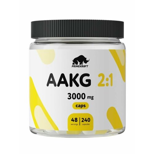 Prime Kraft AAKG 2:1 CAPS, 240 caps (240 капсул) биологически активная добавка prime kraft aakg 2 1 240 шт