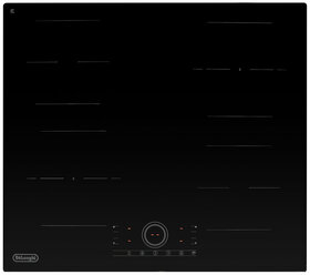 Индукционная варочная панель DeLonghi ELIO 1B0P CR 60 см, черная, Функция Booster мощность 6400 Вт