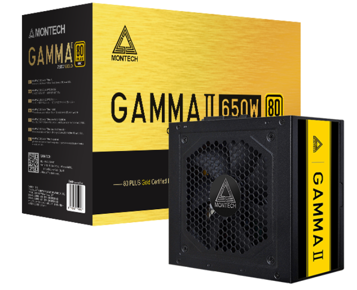 Блок питания MONTECH GAMMA II 650W 80Plus Gold