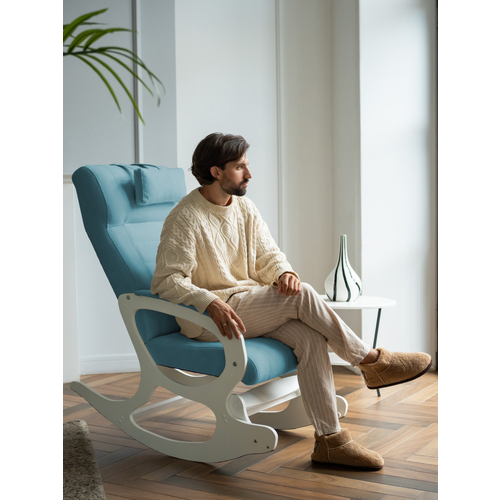 Кресло качалка для отдыха взрослых аква