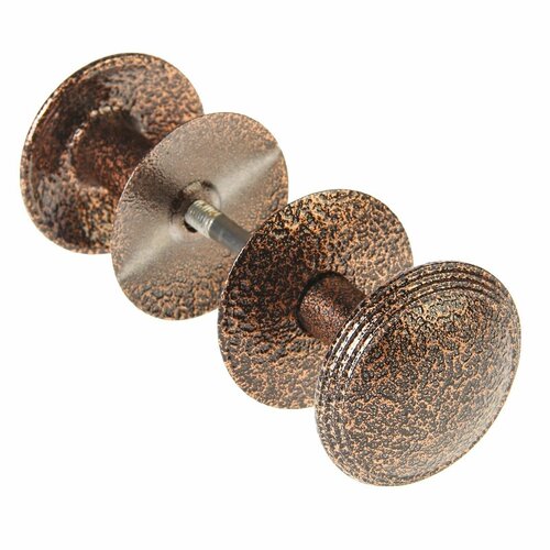 Ручка-кнопка дверная РДК -115 цвет античная медь 423₽