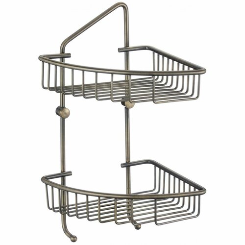 Полка решетка Savol угловая двойная Бронза S-002723C 8899₽