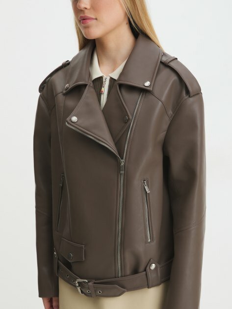 Куртка Maison David, размер M, серо-коричневый — фото 1