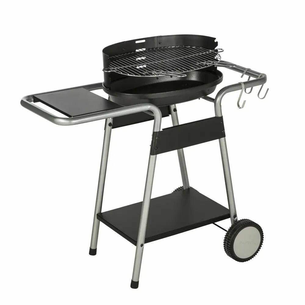 Гриль угольный передвижной Darius 91x91x84 см