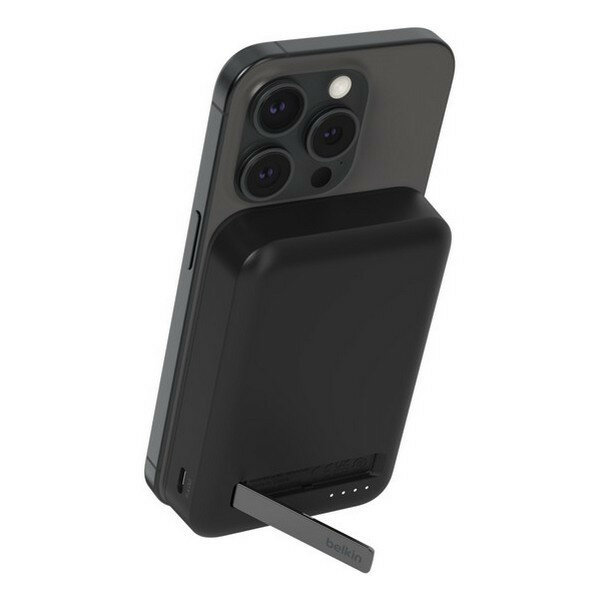 Внешний аккумулятор Belkin BoostCharge Pro Magnetic Power Bank с беспроводной зарядкой 15W 10000mAh (BPD008btBK) черный — фото 1