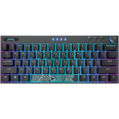 Клавиатура GMNG GG-KB500XW механическая черный USB беспроводная BTRadio Multimedia for gamer LED 1 6897₽