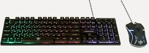 Изображение товара Клавиатура + мышь Nakatomi KMG-2305U, черный