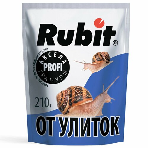 фото Средство от улиток и слизней рубит аксела, 210 г rubit