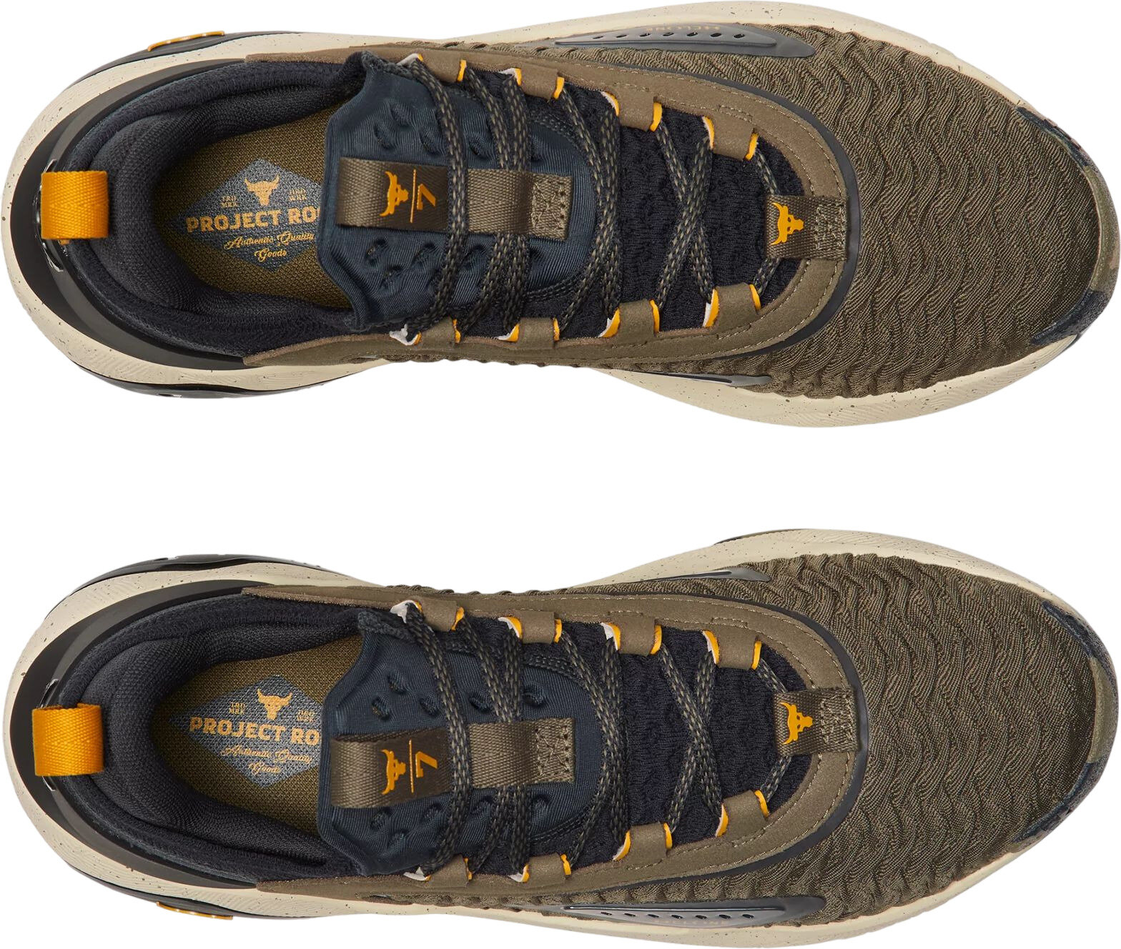 Кроссовки Under Armour UA PROJECT ROCK 7 Q4, размер 10 US, коричневый/черный — фото 1