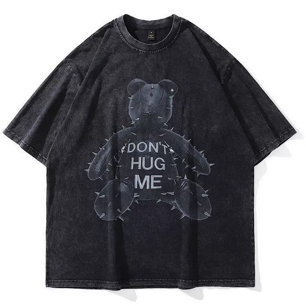 Футболка варенка oversize оверсайз, размер onesize 42-52, Черный 12