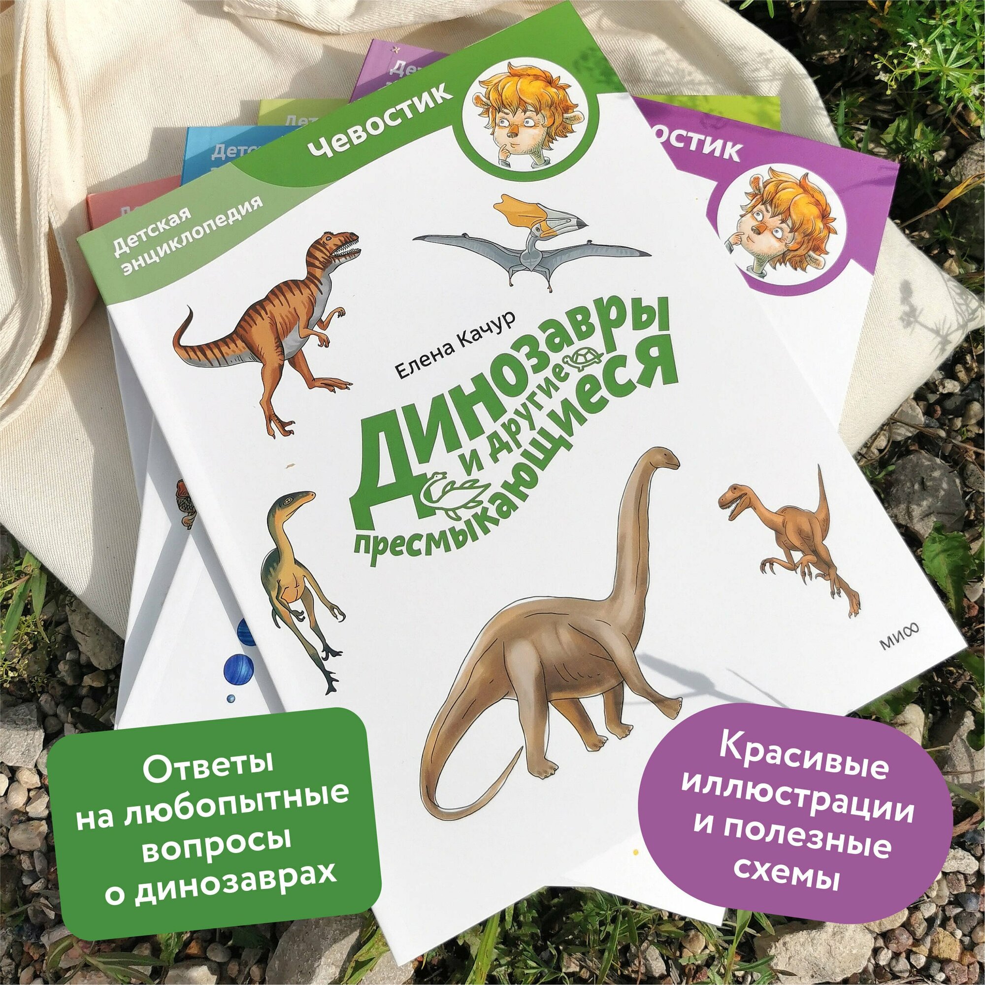 Динозавры и другие пресмыкающиеся. Детская энциклопедия (Чевостик) (Paperback) — фото 1