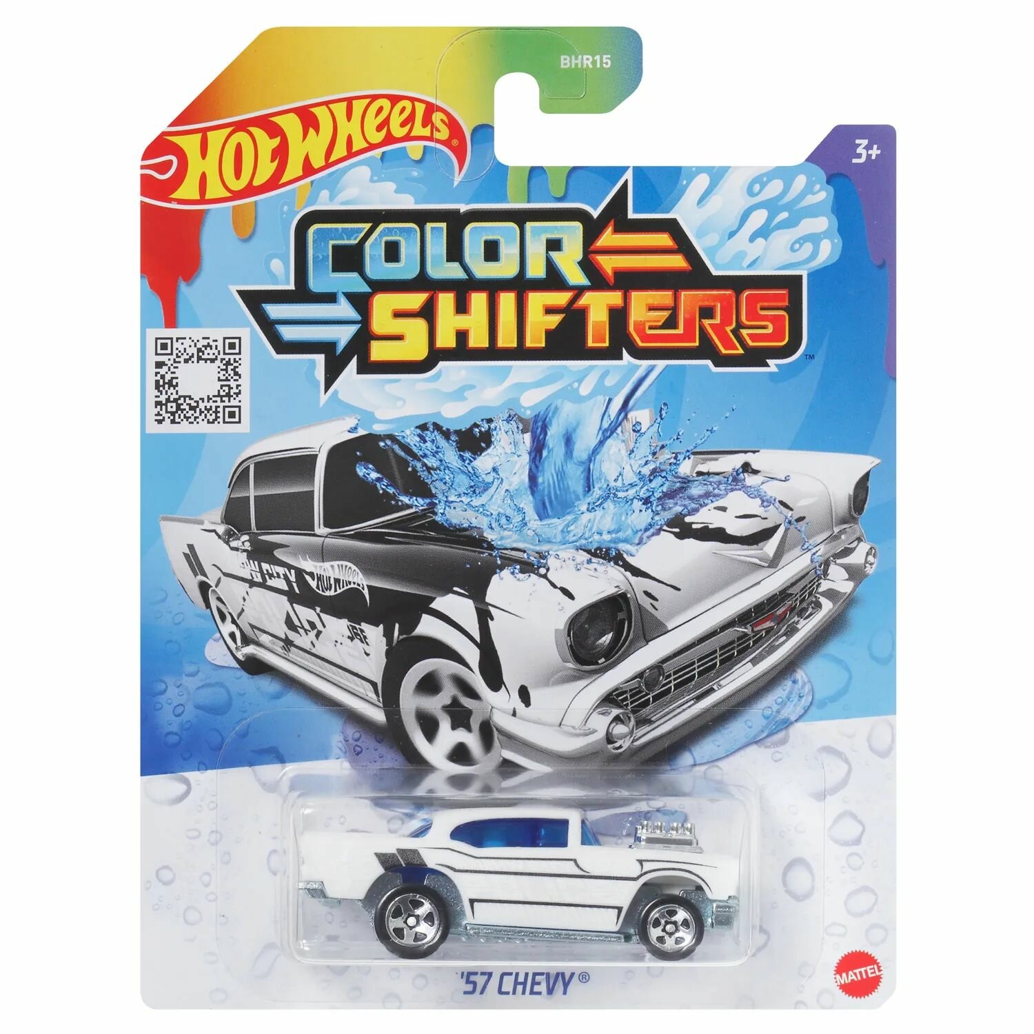 Машинка Hot Wheels меняющая цвет '57 Chevy Color Shifters BHR41