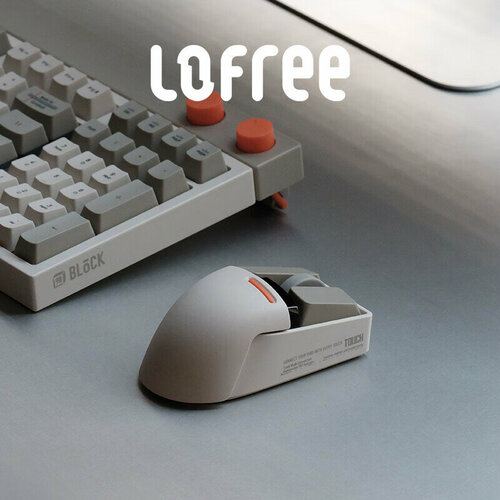Компьютерная мышь LOFREE Wireless Three-Mode PBT Office with OLED Display DPI beige 5316₽