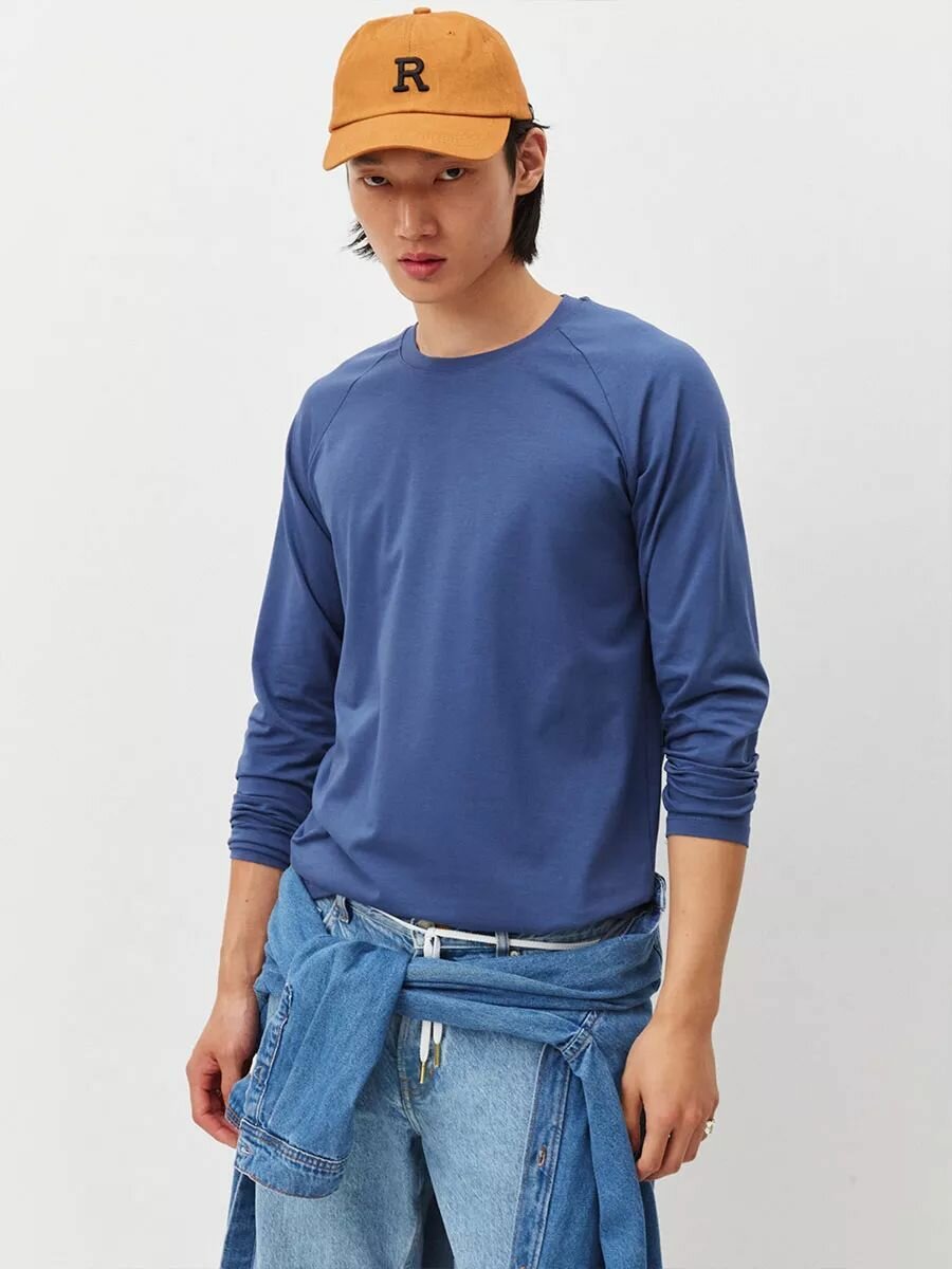 Лонгслив с рукавом реглан