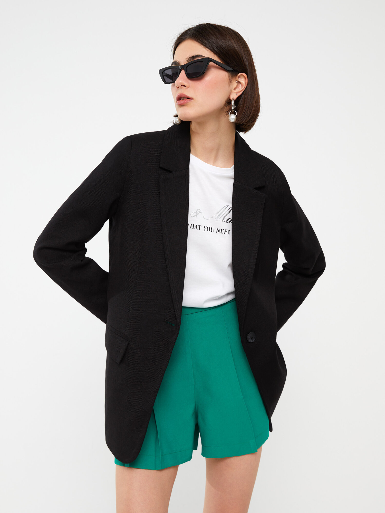 Пиджак LC Waikiki, размер 34, черный — фото 1