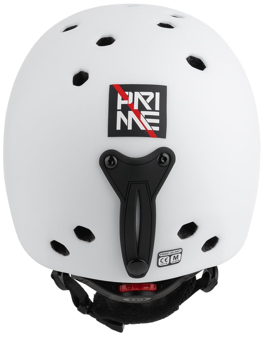 Шлем горнолыжный/Шлем сноубордический/Шлем для сноуборда PRIME - COOL-C1 WHITE, размер L (59-62)