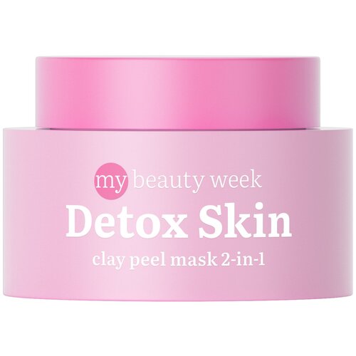 Маска для лица 7Days My beauty week Detox skin 2 в 1, очищающая, с глиной, 50 мл маска для лица grace face пузырьковая маска глиняная для лица очищающая от черных точек bubble mask