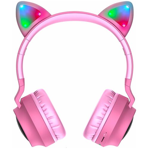 Наушники беспроводные блютузBluetoothгарнитурас микрофоном для компьютерателефонаайфонасмартфонапланшетаигровыедевочкесестрес ушками 447500₽