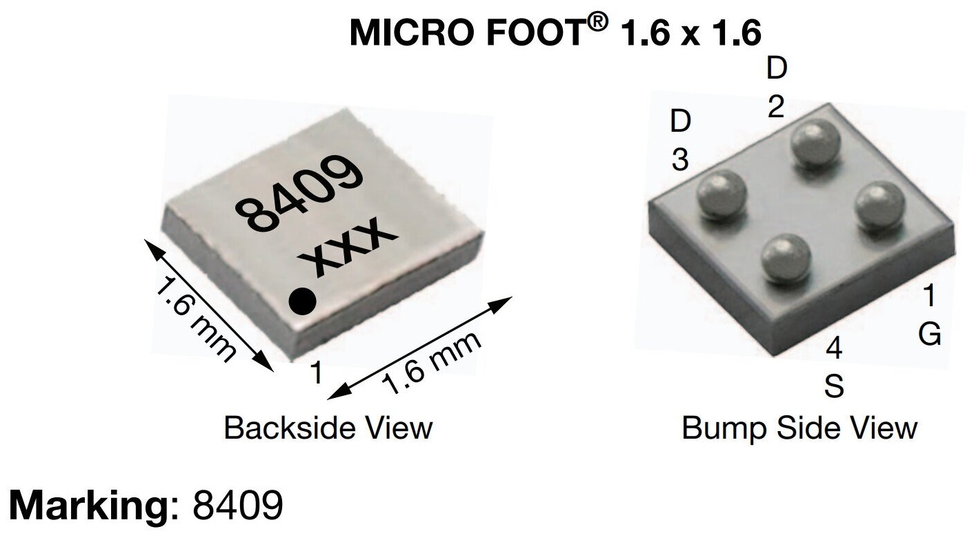 Si8409DB N-Channel MOSFET 30V 6.3A