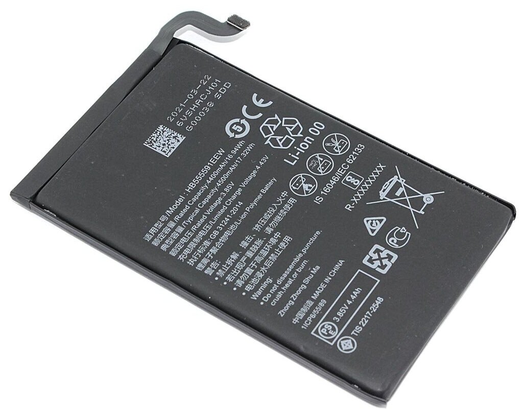 Аккумуляторная батарея HB555591EEW для Huawei Mate 30 Pro 1680₽