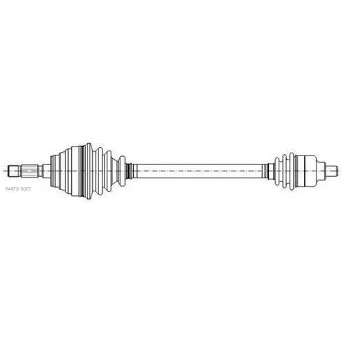 METELLI 170788 Полуось