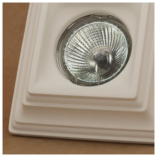 Точечный светильник для потолка, светильник в классическом стиле, белый, патрон GU5.3, MR16 LED, DECOR-DK-013 - фотография № 11