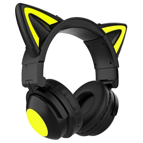 Наушники Qumo Party Cat Mini ВТ 0052 Black-Yellow 34915