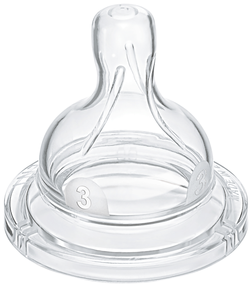 Соска Philips AVENT Anti-colic SCF633/27 силиконовая 3м+, 2 шт ...