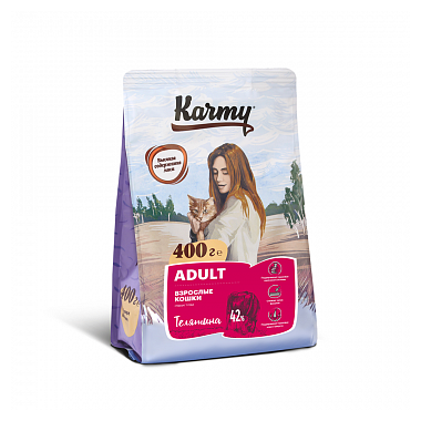 Karmy (Карми) 0.4 кг д/к Эдалт Телятина