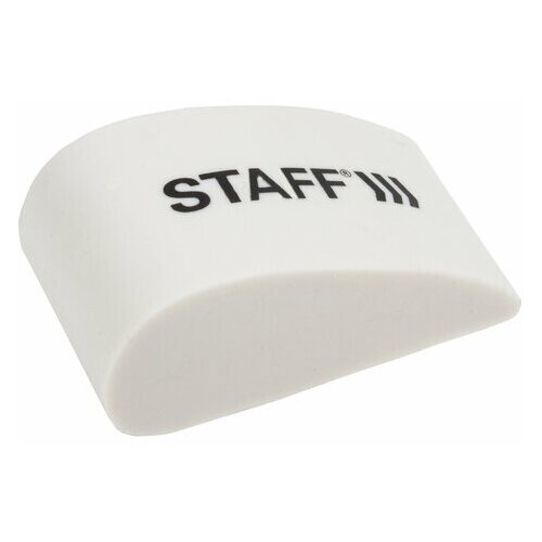 Ластик STAFF College PE-070 38х22х16 мм в форме капли цвет белый 228070 85₽