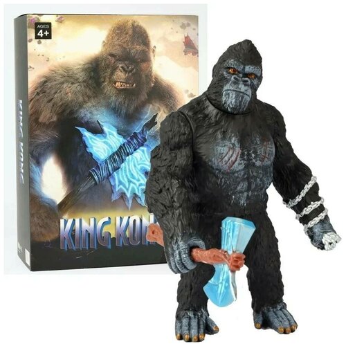 Большая коллекционная фигурка King Kong (Кинг Конг), высота фигурки - 31 см, высота коробки - 40 см