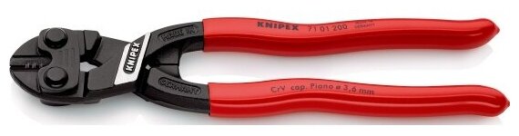 Болторез компактный Knipex KN-7101200SB CoBolt®, 200 мм, пластиковые рукоятки