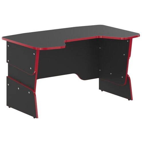 Стол компьютерный игровой (1уп) STG 1385 Антрацит/Красный 1360x850х681/745/809 SKILLL