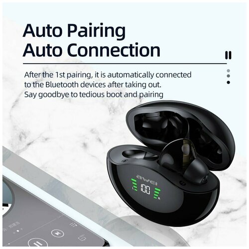 Awei T12P Беспроводные наушники TWS 249000₽