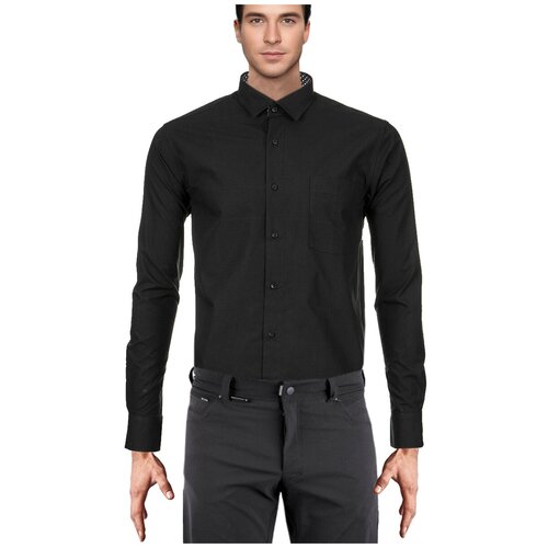 Рубашка мужская Imperator DF420-H, рос.р-р: 56/XL (170-178, 44 ворот) черного цвета