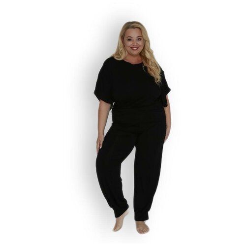 Домашний комплект, пижама женская Akcent,черный,российский размер 46