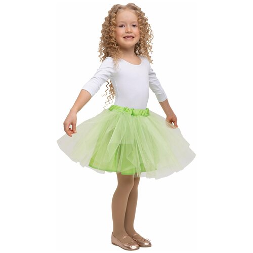 фото Школьная юбка-пачка вестифика, с поясом на резинке, миди, размер 30, зеленый