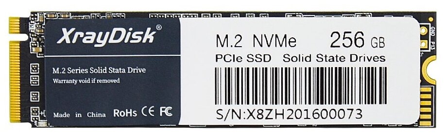 Твердотельный накопитель XrayDisk 256 ГБ M2 XNV256AEYXC