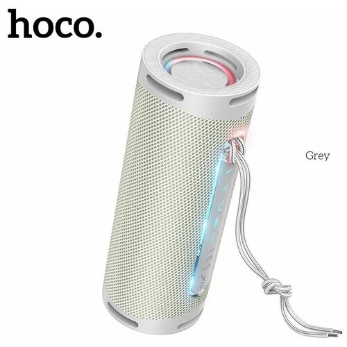 Колонка HOCO HC9 беспроводная влагозащищенная bluetooth акустика с подсветкой 1800 mAh hoco 6931474757838 hc9 dazzling pulse зеленый