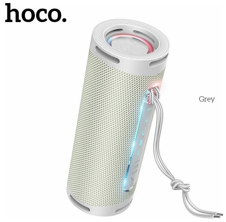 HOCO / HC9 Dazzling pulse sports / BT speaker / Колонка серая 1800mAh