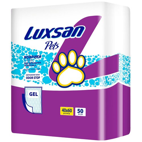 Коврики LUXSAN PETS GEL 40х60, 50 шт.