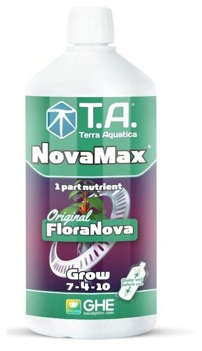 Удобрение Flora NovaMax Grow 1 л Terra Aquatica - фотография № 1