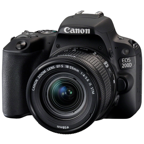 Фотоаппарат Canon EOS 200D Kit EF-S 18-55mm f/4-5.6 IS STM, черный