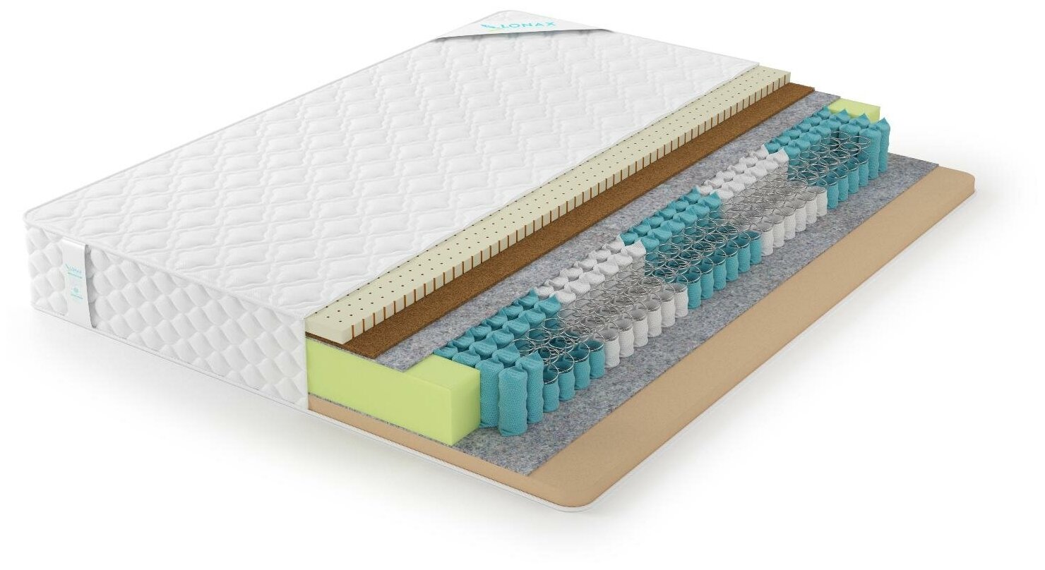 Россия Матрас Lonax Memory Medium Mix TFK 5 Zone 165x205
