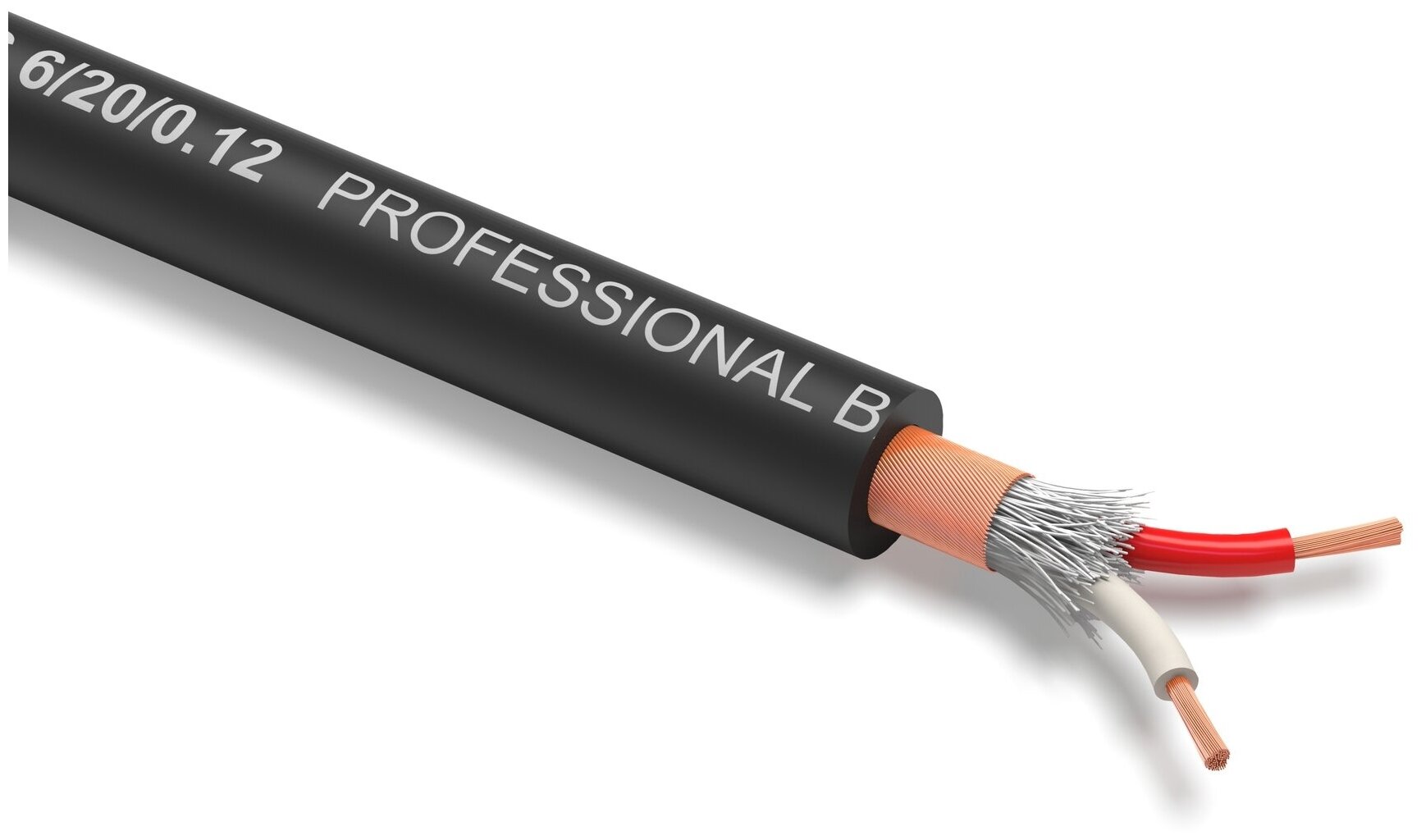 Профессиональный балансный микрофонный кабель PROCAST cable BMC 6/20/0,12 15 м