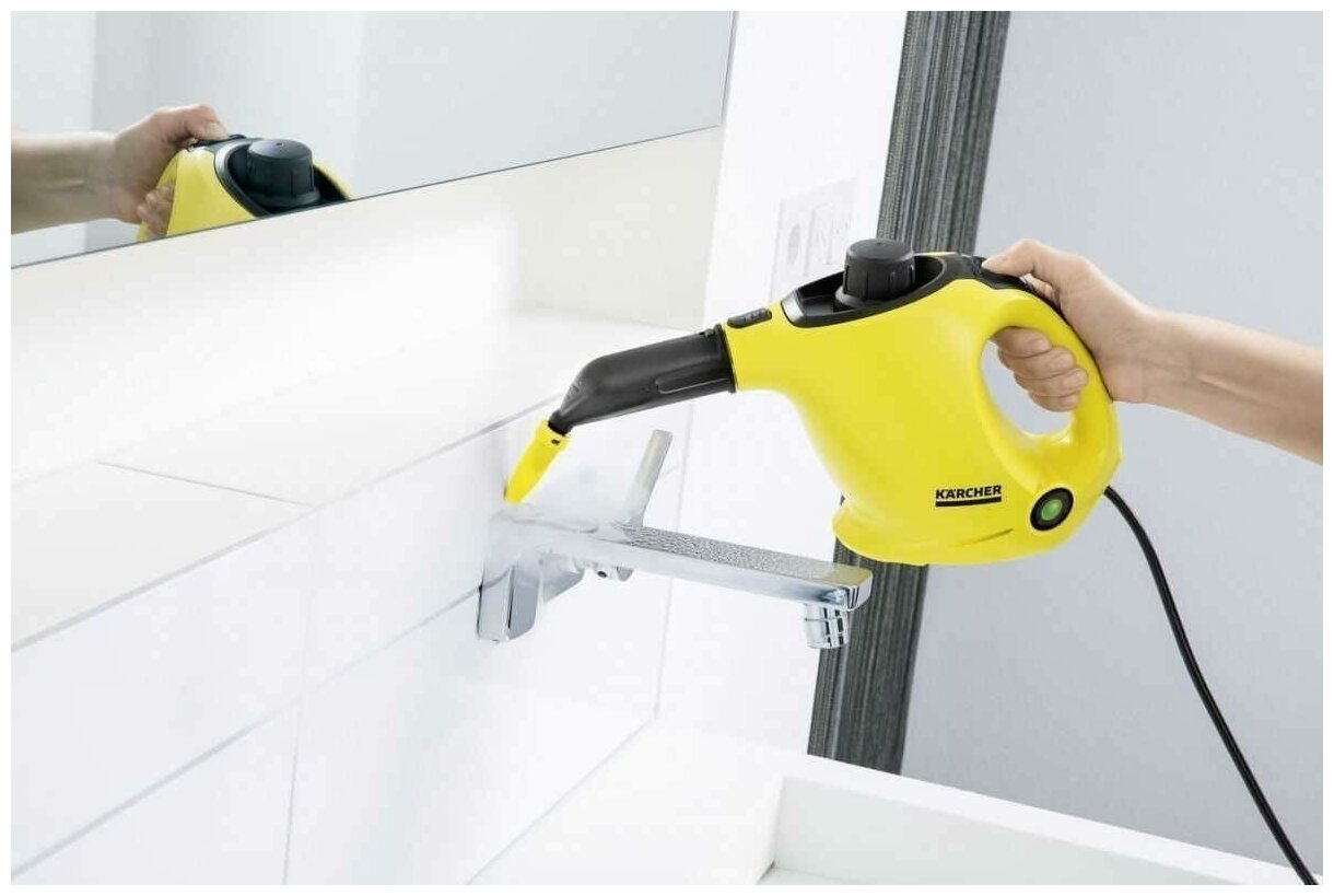 Пароочиститель ручной KARCHER SC 1 EasyFix, желтый [15163320] - фото №3