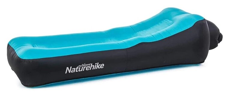 Коврик надувной Naturehike 2022 20Fcd-Double Layer Portable Air Sofa Bed Blue