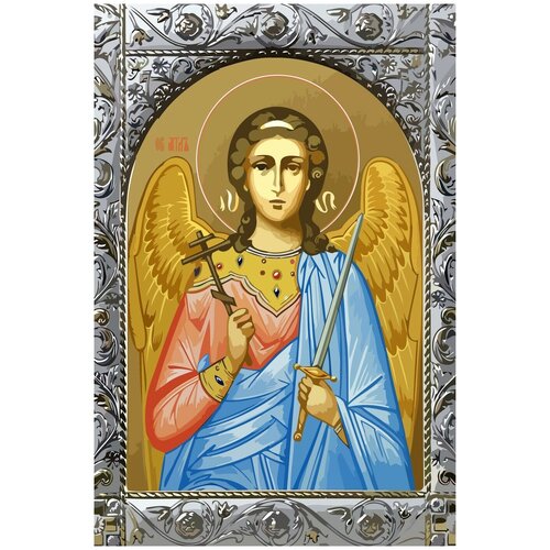 Картина по номерам на холсте Икона ангела хранителя - 1692 40X60